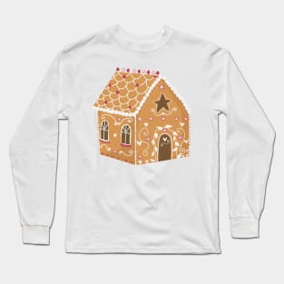 Christmas Gingerbread House Long Sleeve T-Shirt